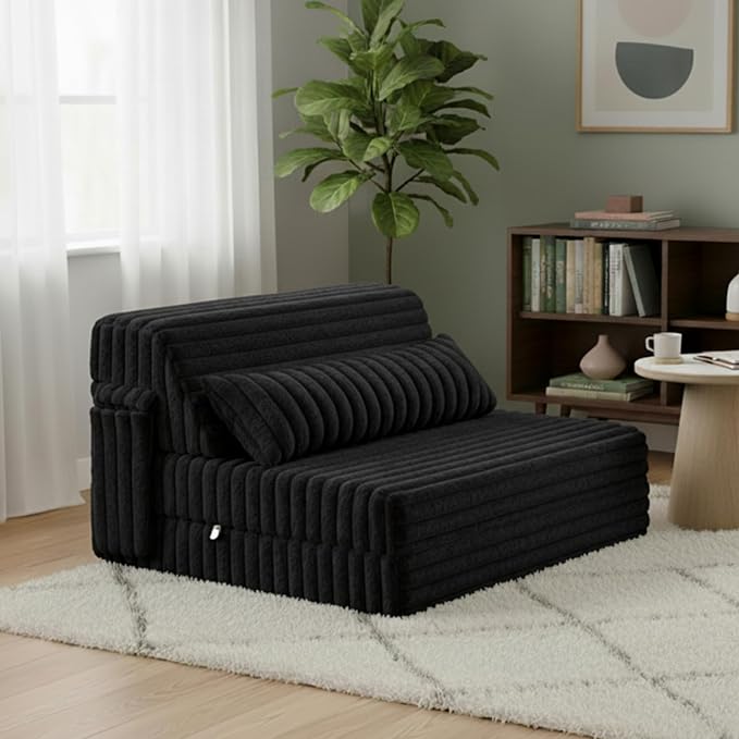 Tiita Folding Sofa Bed Twin Size, Convertible Sleeper Chair Mattress - Image 9