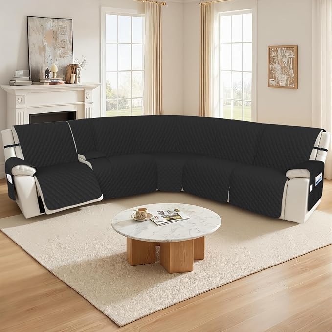 Arfntevss Recliner Sectional Couch Covers 1OO% Waterproof L Shape Sofa Cover - Image 7