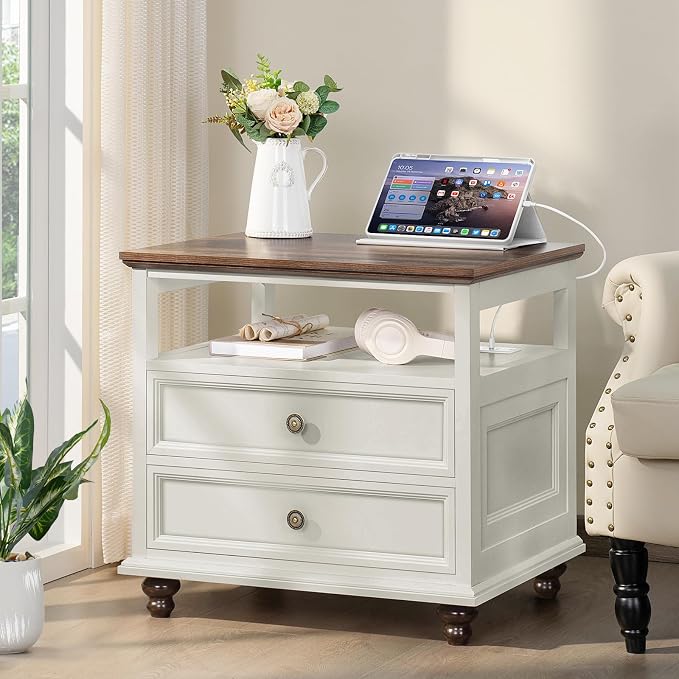 Joaxswe Farmhouse Nightstand - Image 3