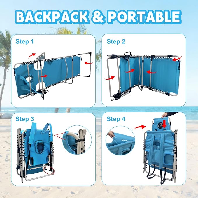 Backpack Sun Tanning Chair - Image 8