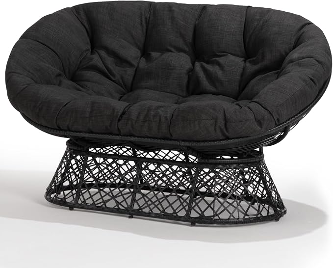 Bme Double Papasan Chair, 600lbs Capacity, Ergonomic Design, Soft Thick Fabric by Bme