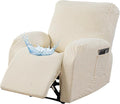 Gennia Recliner Chair Covers 3 Pieces, Waterproof Jacquard Reclining Chair Cover by Genina