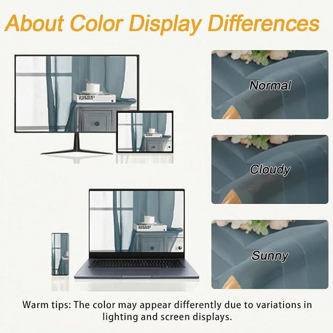 Gwine Sheer Curtains 72 Inch Length - Image 3