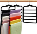 Closet Organizers and Storage, 3 Pack Pants-Hangers-Space-Saving, Velvet Non by SHUKEEKA