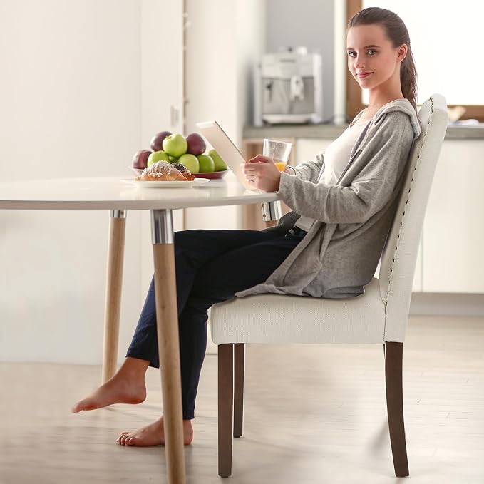 DUMOS Dining Chairs Set of 4, Modern Kitchen Table Chairs - Image 6