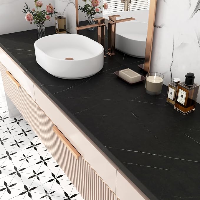 FunStick Black Marble Contact Paper - Image 3