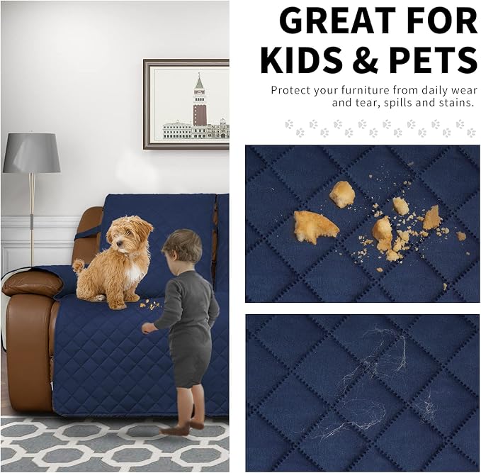 Easy-Going Recliner Sofa Cover, Reversible Couch Cover - Image 3