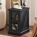 Joaxswe Narrow Night Stand for Small Spaces, Farmhouse Side End Table by Joaxswe