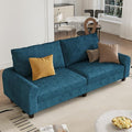 EASE MOOSE 88.5" Large Seat Velvet Loveseat Sofa, Soft Deep Seat Couches by EASEMOOSE