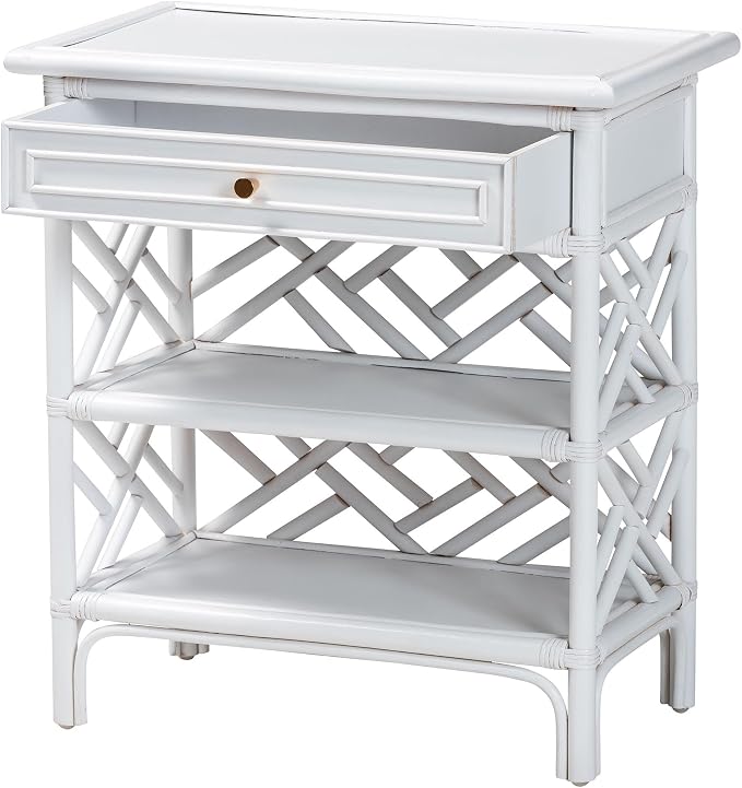 bali & pari Tiaret Natural Rattan Nightstand - Image 4