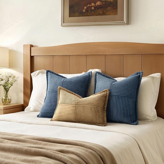 MIULEE Decorative Euro Sham Throw Pillow Covers - Image 3