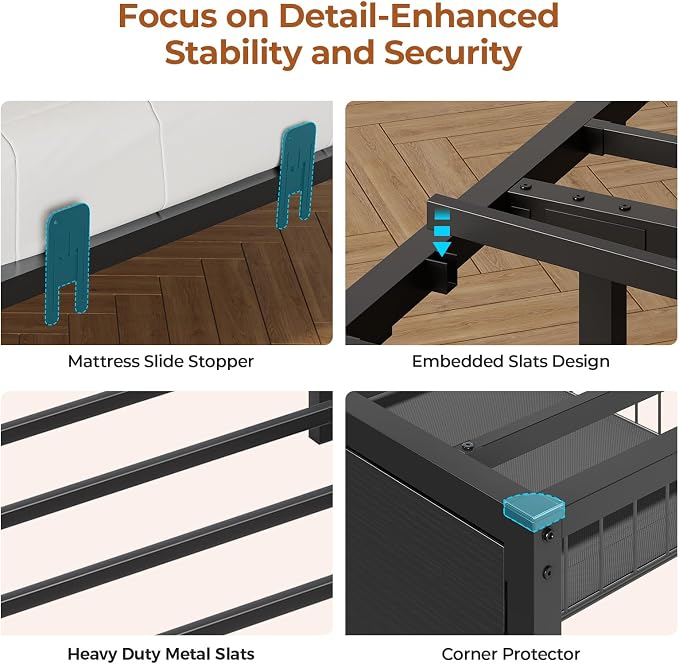 DICTAC Twin Corner Bed Frame - Image 9
