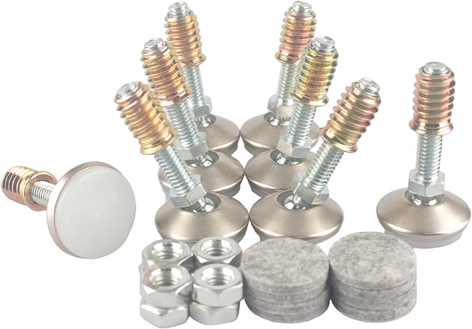 HUAYY Furniture Levelers Swivel Feet, Angle Height Adjustable, Heavy Duty by HUAYY