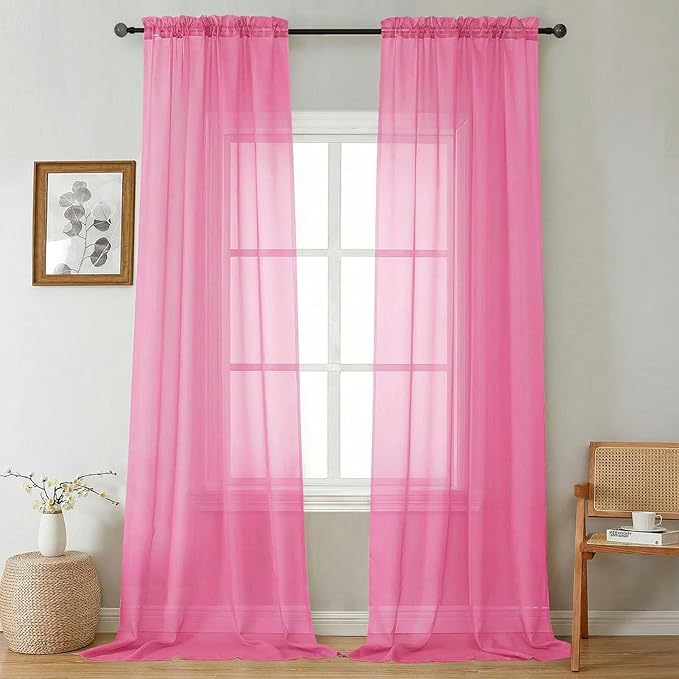Gwine Extra Long Sheer Curtains 120 Inches Long by Gwine