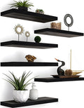 YYWUOJJ Wood Floating Shelves for Wall Decor, Rustic Wall Shelves for Bedroom by YYWUOJJ
