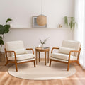 VINGLI Cozy Living Room Chairs, Mid Century Modern Armchair Upholstered Reading by VINGLI