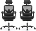 Sweetcrispy Office Computer Desk Chair Set of 2, Ergonomic High-Back Mesh by Sweetcrispy