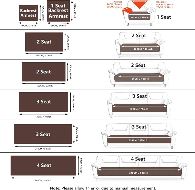 Velvet Couch Cover, Washable Sectional Sofa Cover, Anti Slip Sofa Slipcover - Image 4
