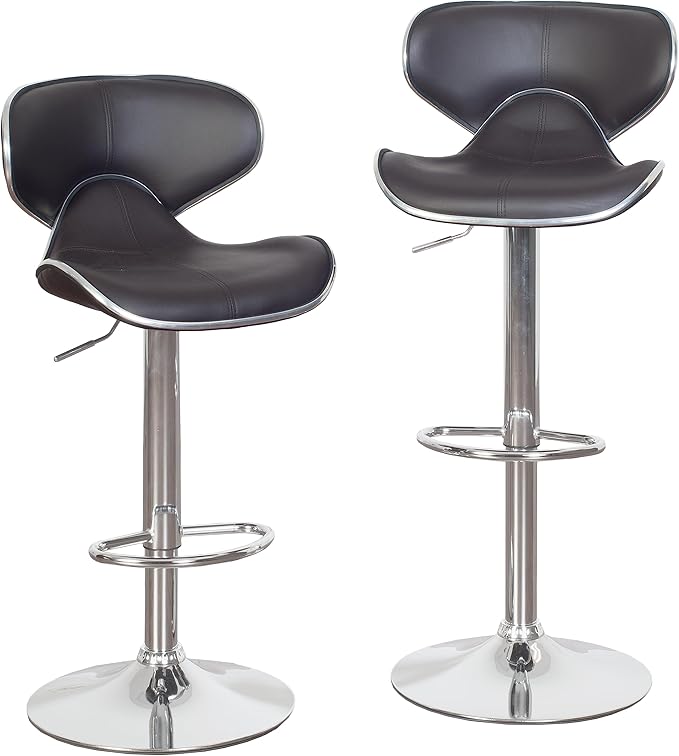 Roundhill Furniture Masaccio Cushioned Leatherette Upholstery Airlift by RoundhillFurniture