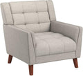 Christopher Knight Home Evelyn Mid Century Modern Fabric Arm Chair by ChristopherKnightHome