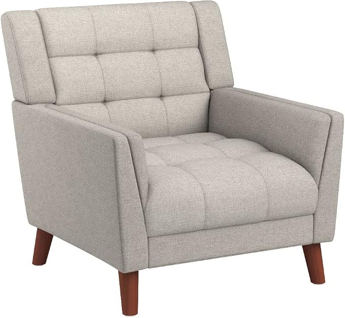Christopher Knight Home Evelyn Mid Century Modern Fabric Arm Chair by ChristopherKnightHome