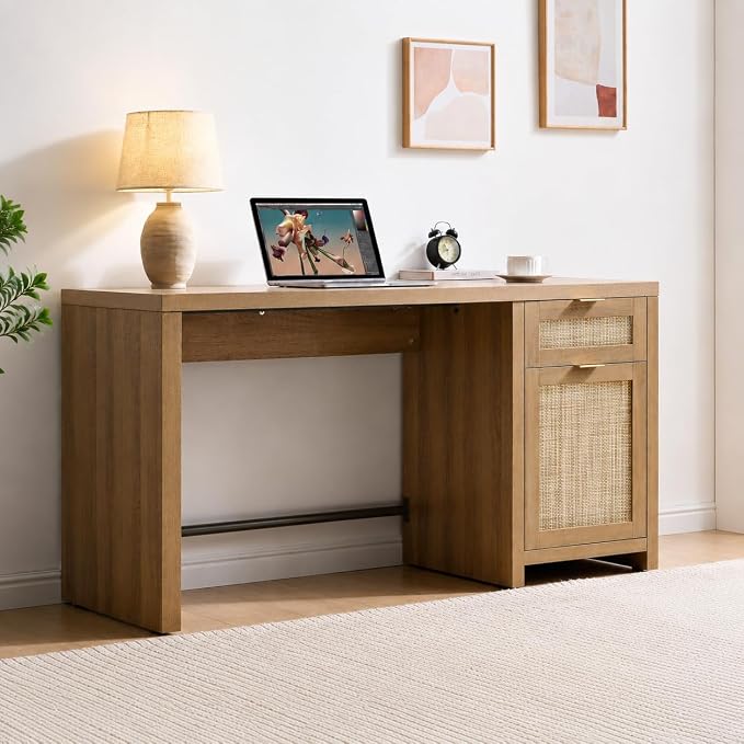 SICOTAS Rattan Executive Desk - Image 2