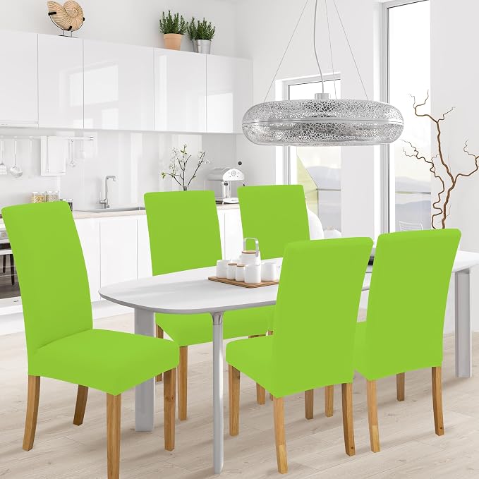BIETYONE Stretch Dining Chair Covers Set of 2, Soft Removable Washable Kitchen - Image 2