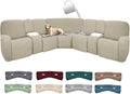 100% Waterproof Sectional Recliner Couch Covers by ROFASVCO