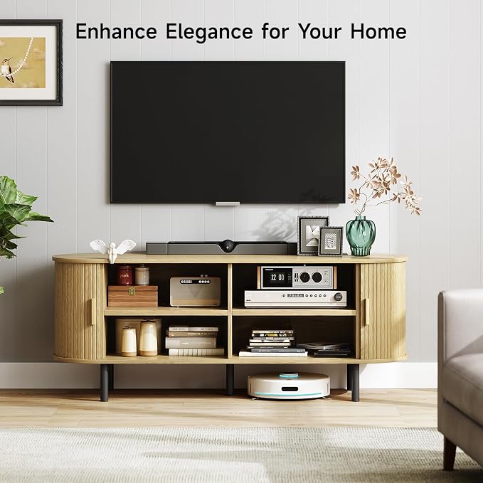 ONBRILL 55" TV Stand with Power Outlet - Image 3