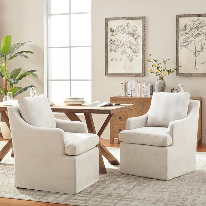VKNOW Upholstered Dining Chairs, Modern Kitchen Chairs Dinner Chairs - Image 5