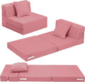 MeMoreCool Kids Folding Sofa – Corduroy Floor Futon Chair, Tri-Fold Mattress by MeMoreCool
