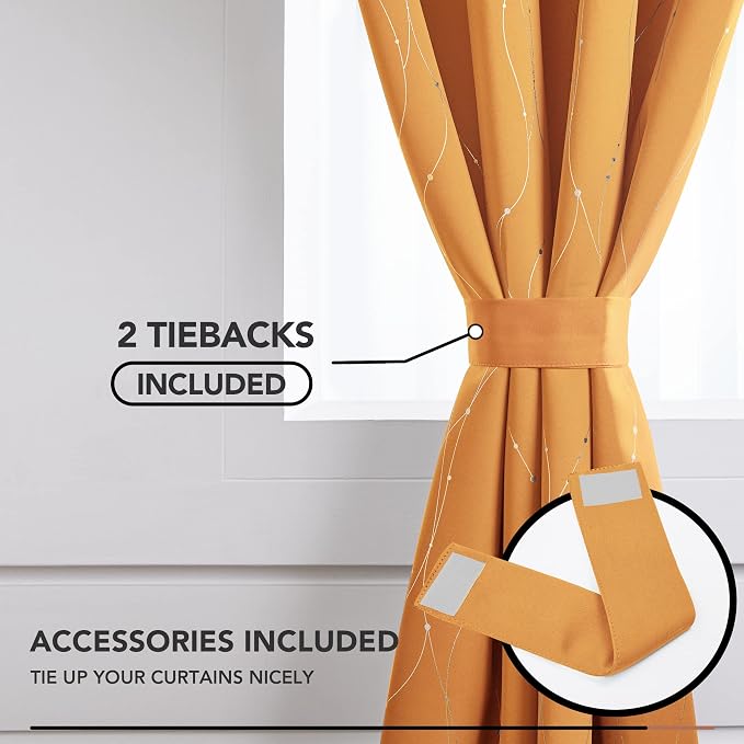 Deconovo Halloween Curtains, Thermal Insulated Soundproof Curtain - Image 4