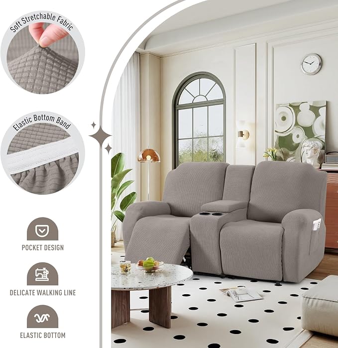 TAOCOCO Loveseat Recliner Cover - Image 3