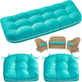 1 MIDDLE ONE Wicker Chair Cushions 3 Pieces Set by 1MIDDLEONE