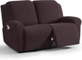 TAOCOCO Recliner Loveseat Slipcover, 6 Pieces Dual Recliner Sofa Covers by TAOCOCO