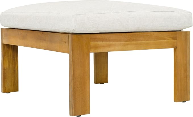 Christopher Knight Home Kayahs 5 Pieces Acacia Wood Furniture Set, Patio - Image 9