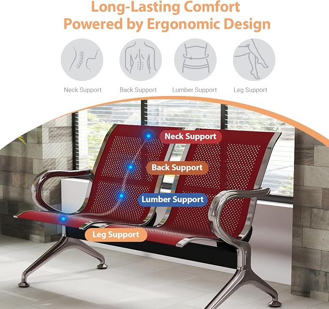 Kinfant 2-Seat Waiting Room Chair - Image 5