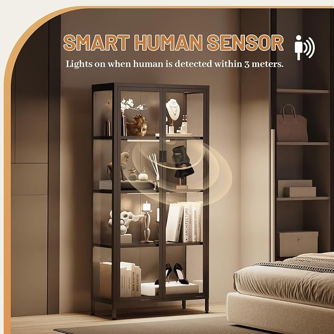 Eltean 63" H Display Cabinet - Image 4
