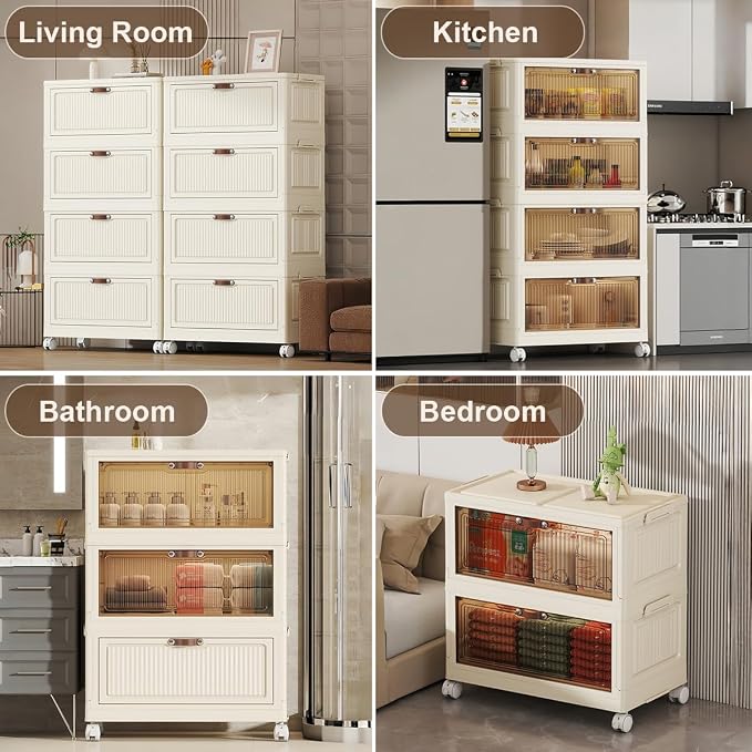 6-Tier Foldable Storage Cabinet - Image 7