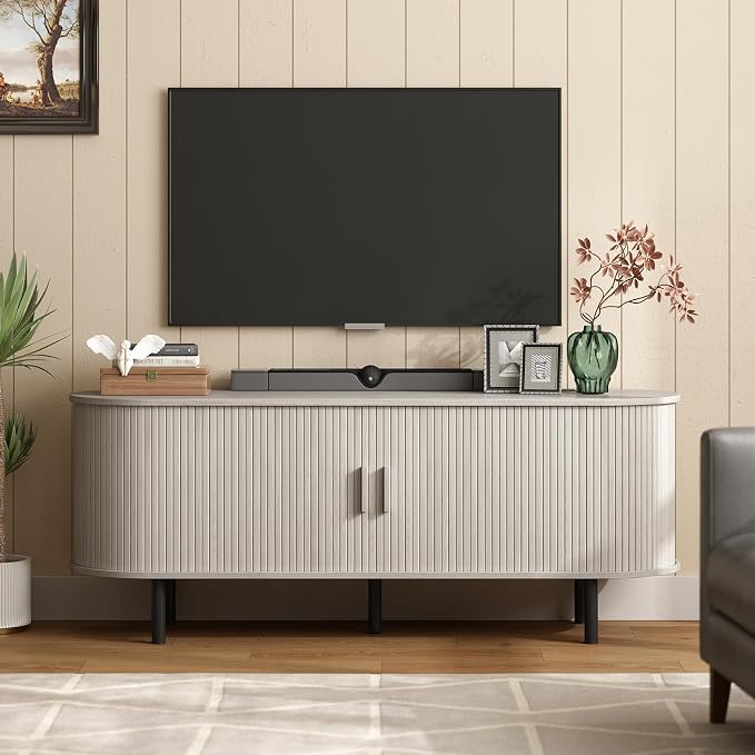 ONBRILL 55" TV Stand with Power Outlet by ONBRILL