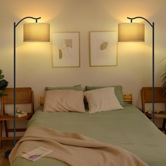BoostArea Floor Lamp for Living Room, 9W LED Arched Lamp, Tall Modern Standing - Image 6