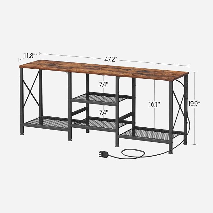 JARHETUN TV Stand with LED Lights - Image 3