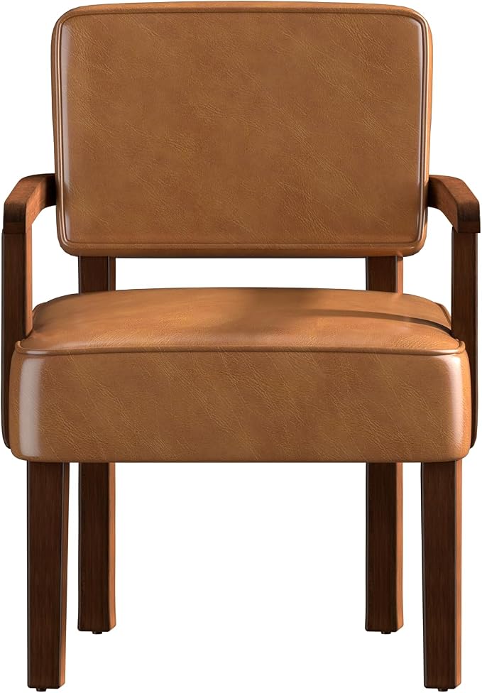 FAGAGA Accent Chair, PU Leather Living Room Chairs Oversized - Image 5