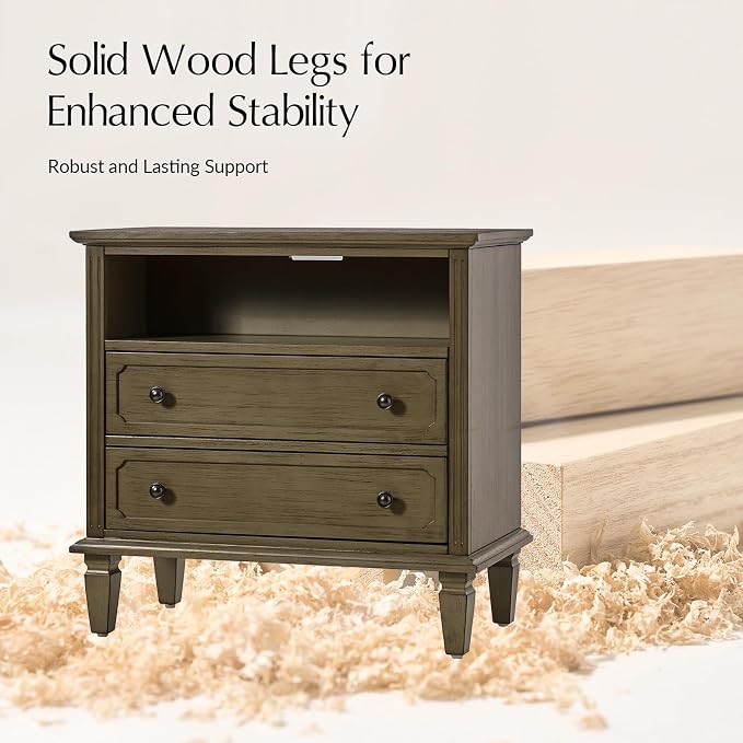 HULALA HOME Farmhouse End Table - Image 5