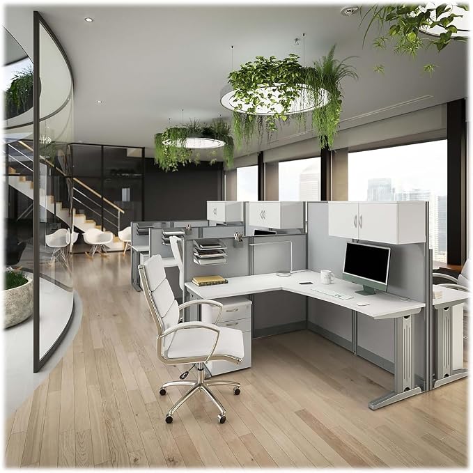 Bush Business Furniture Office in an Hour 65W Straight Cubicle Desk - Image 5