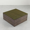 EMOOR Tatami-Top Cardboard Square Low Bench 28x28in 2-Piece Set, Koagari Easy by EMOOR