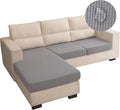 Water Repellent L Shaped Couch Covers 3 Pieces Sofa Seat Cushion Slipcovers by TOPYUMH