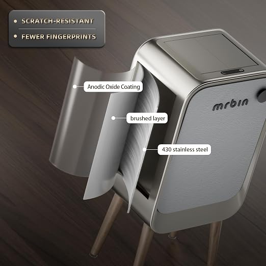 MRBIN Motion Sensor Trash Can Bathroom - Image 3