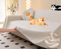 Loiion Velvet Sofa Cover, Ultra Soft Waterproof Non-Slip Couch Cover by Loiion