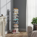 TUTOTAK Narrow Bookshelf, 8-Tier Bookcase, Spine Book Shelf by ChoosetutotakFurnitureBuildYourCozyHome